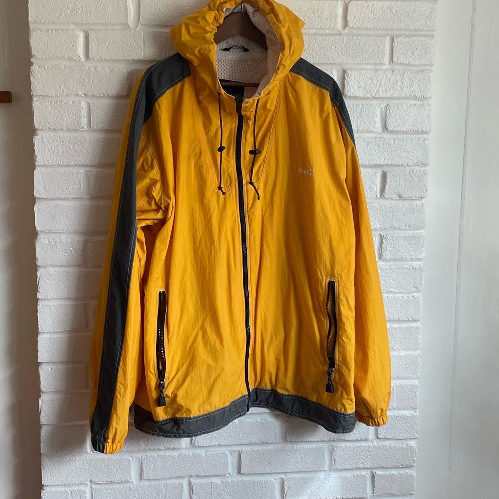 Men’s xl vintage Bear USA zip front windbreaker jacket sailing boating workwear